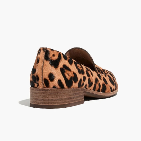 NWT Madewell The Frances Loafer in Leopard Print Calf Hair Sz. 6 - Picture 4 of 15